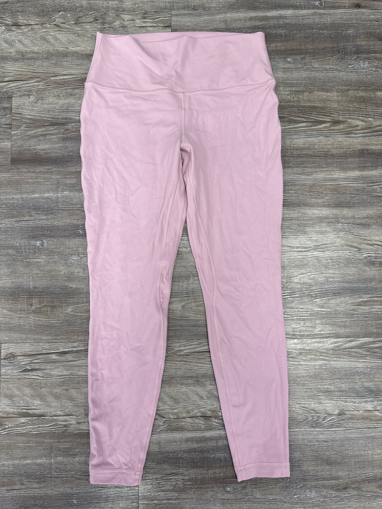 Athletic Leggings By Lululemon In Pink, Size: 12