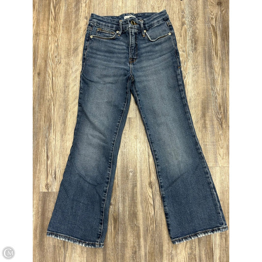 Jeans Designer By Good American In Blue Denim, Size: 0
