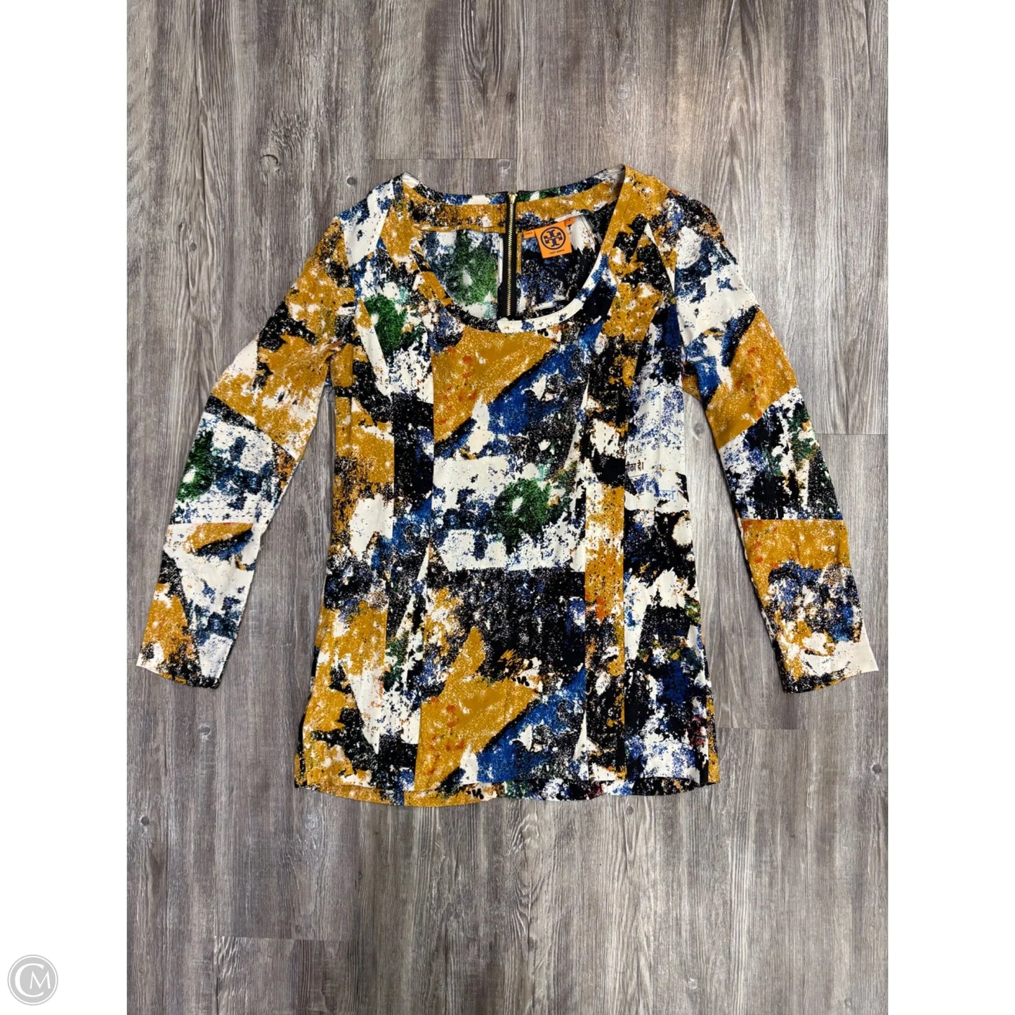 Top Long Sleeve Designer By Tory Burch In Multi-colored, Size: 4