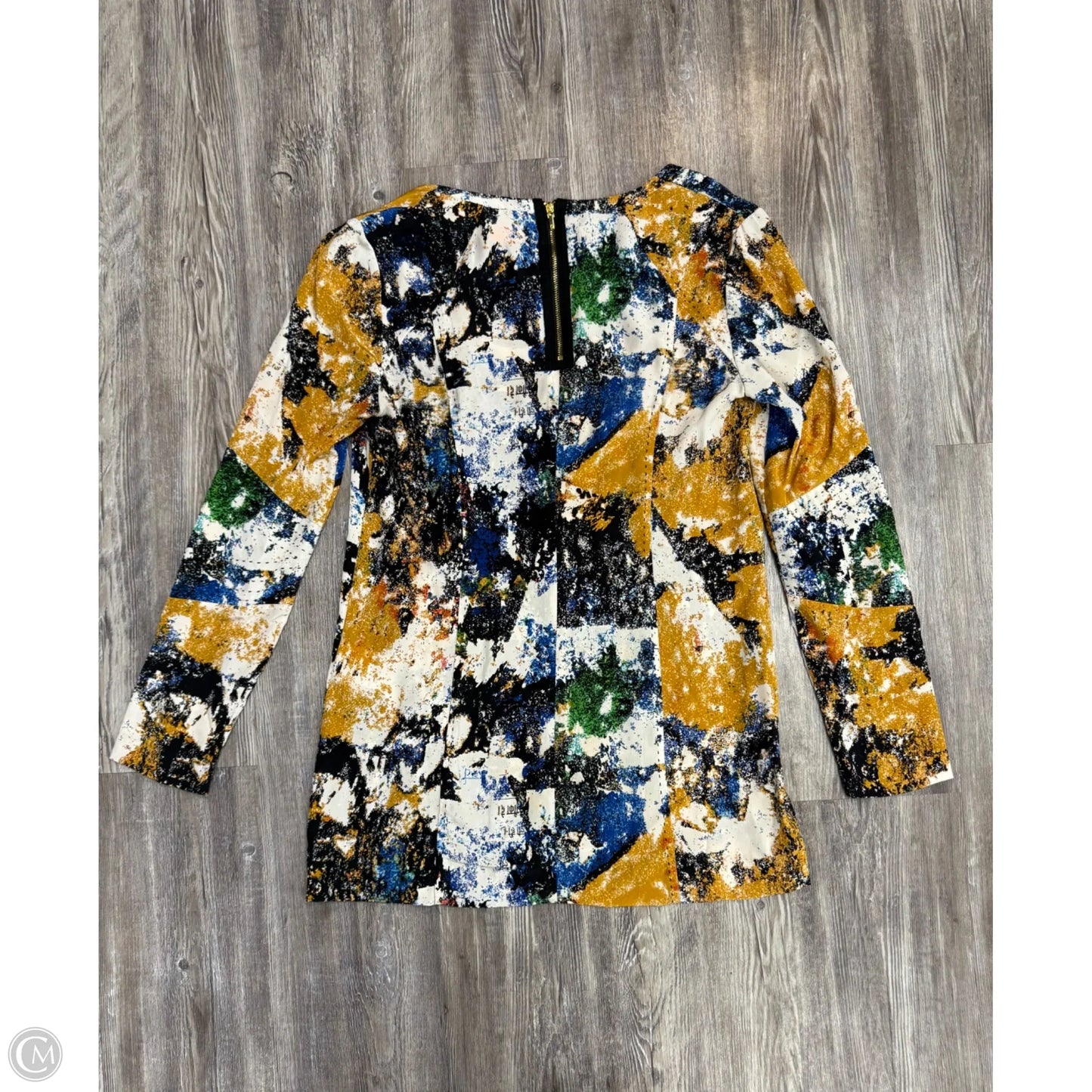 Top Long Sleeve Designer By Tory Burch In Multi-colored, Size: 4