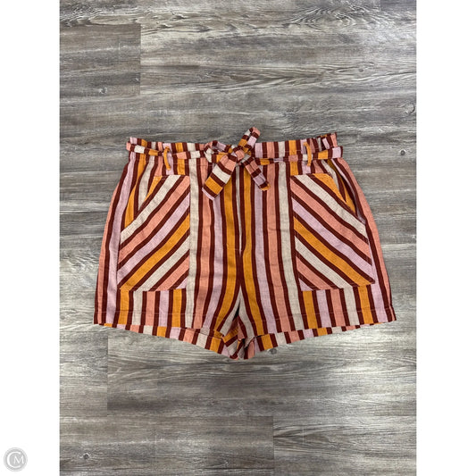Shorts By Anthropologie In Red & Yellow, Size: Xl