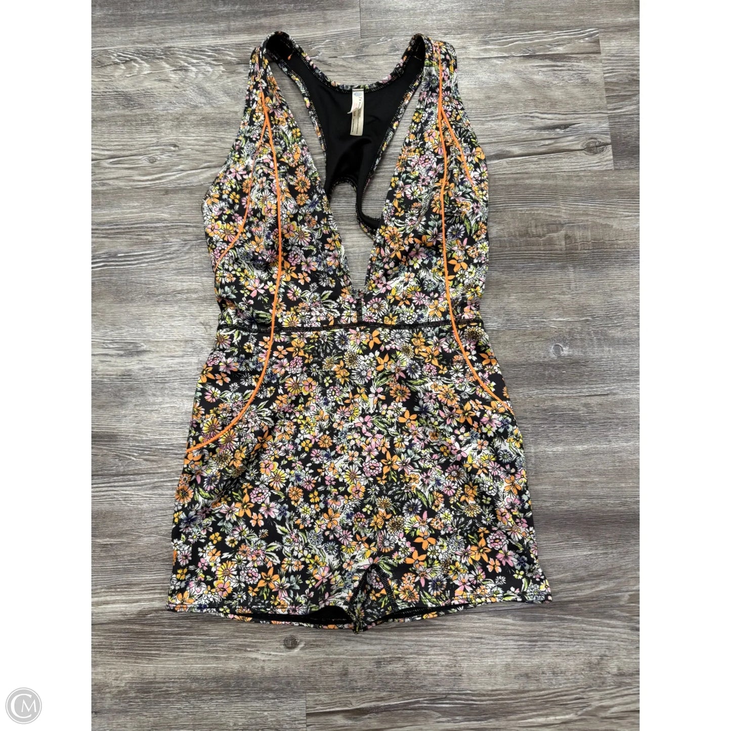 Romper By Free People In Floral Print, Size: Xs