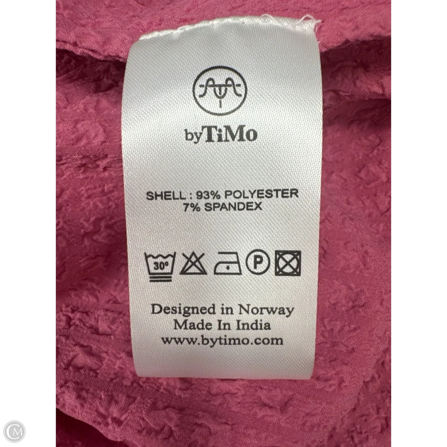 Top Long Sleeve Designer By Cma In Pink, Size: S