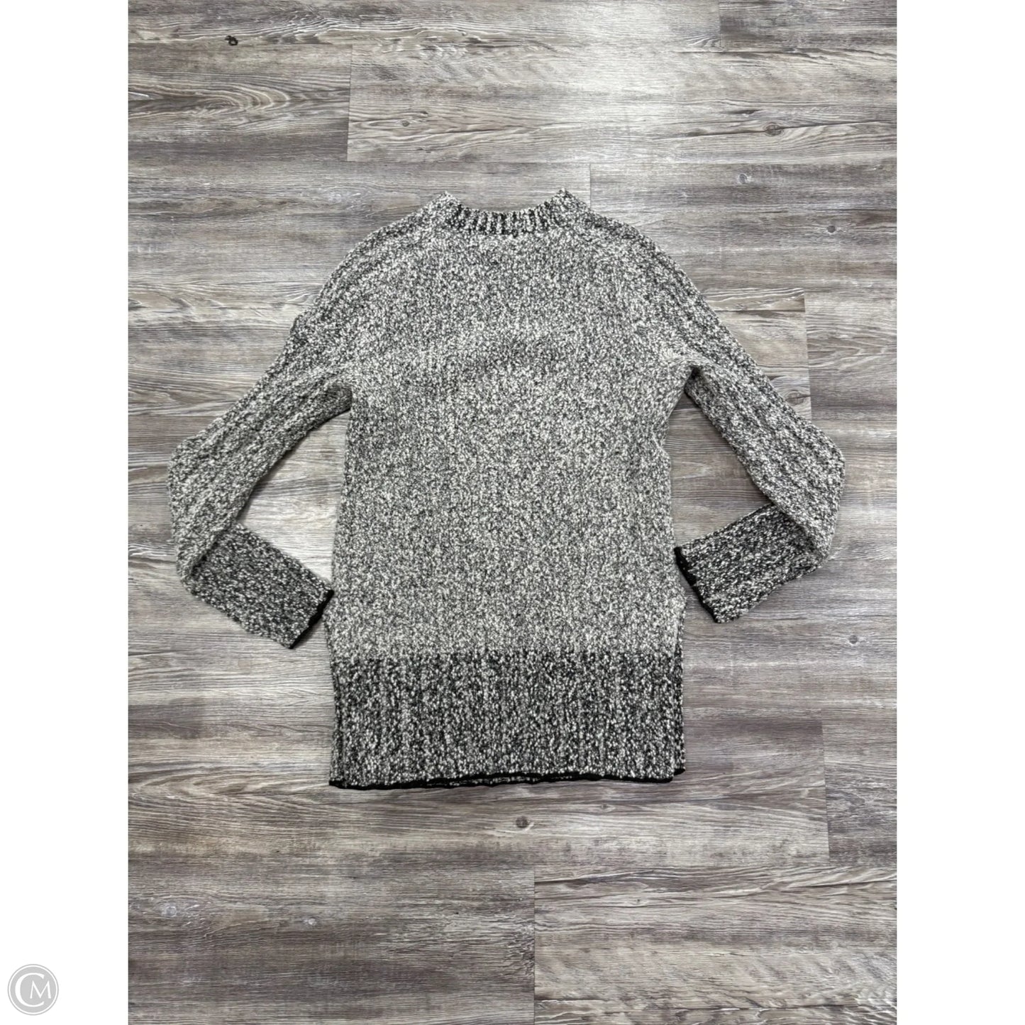 Sweater Cardigan Designer By Rag And Bone In Black & White, Size: S