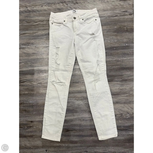 Jeans Designer By Paige In White Denim, Size: 4