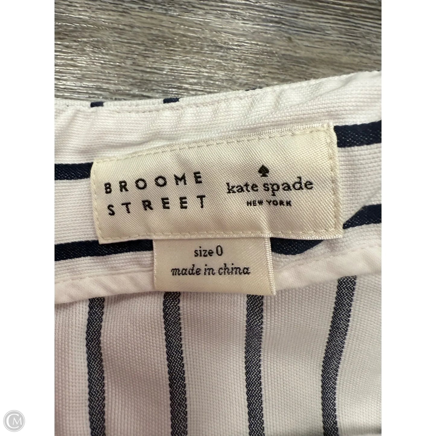 Skirt Designer By Kate Spade In White, Size: 0