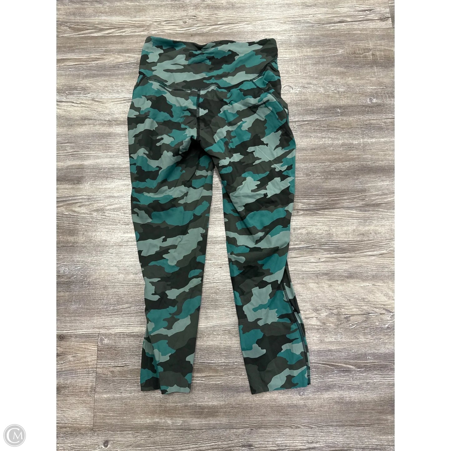 Athletic Leggings By Lululemon In Camouflage Print, Size: 8