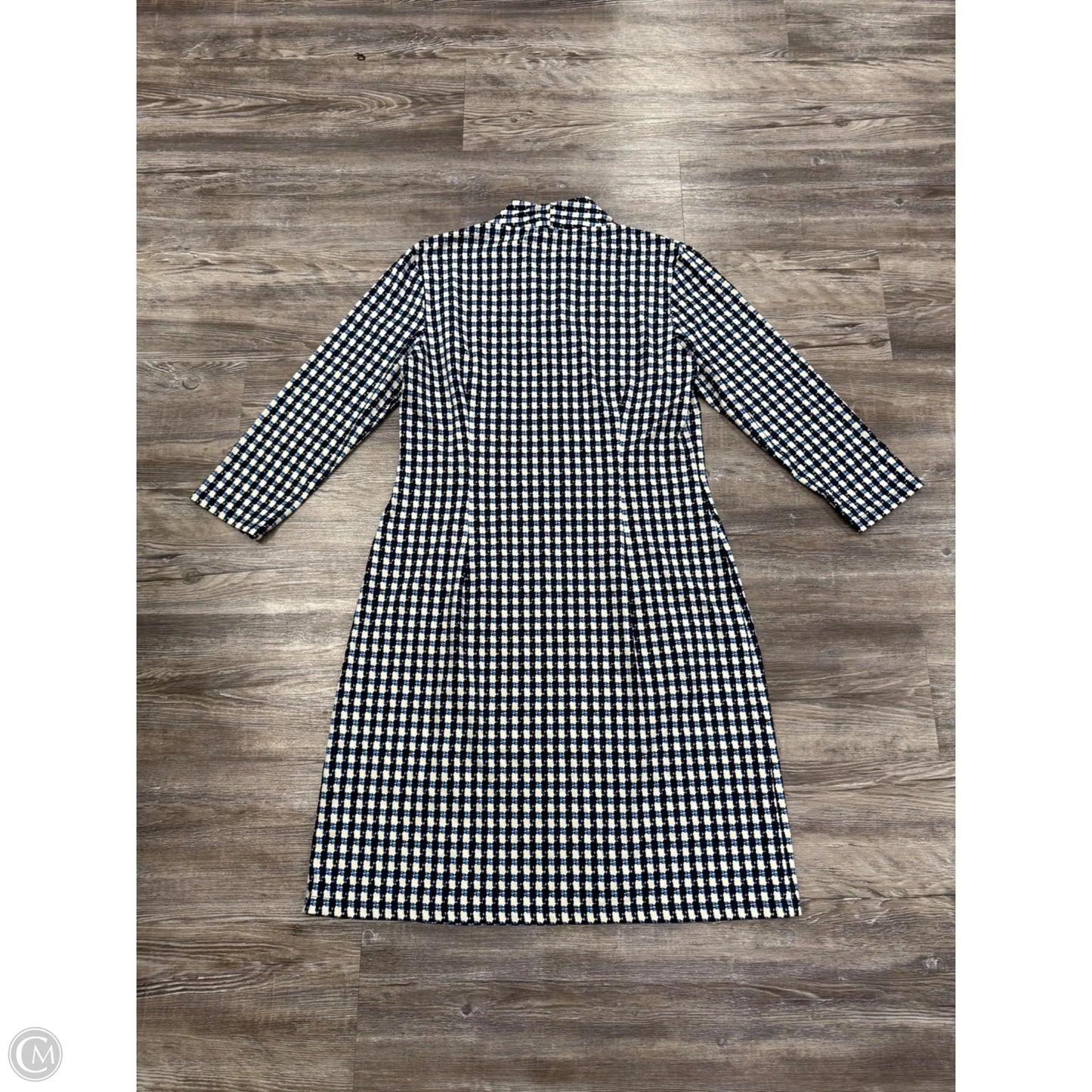 Dress Casual Midi By J Mclaughlin In Blue & White, Size: L
