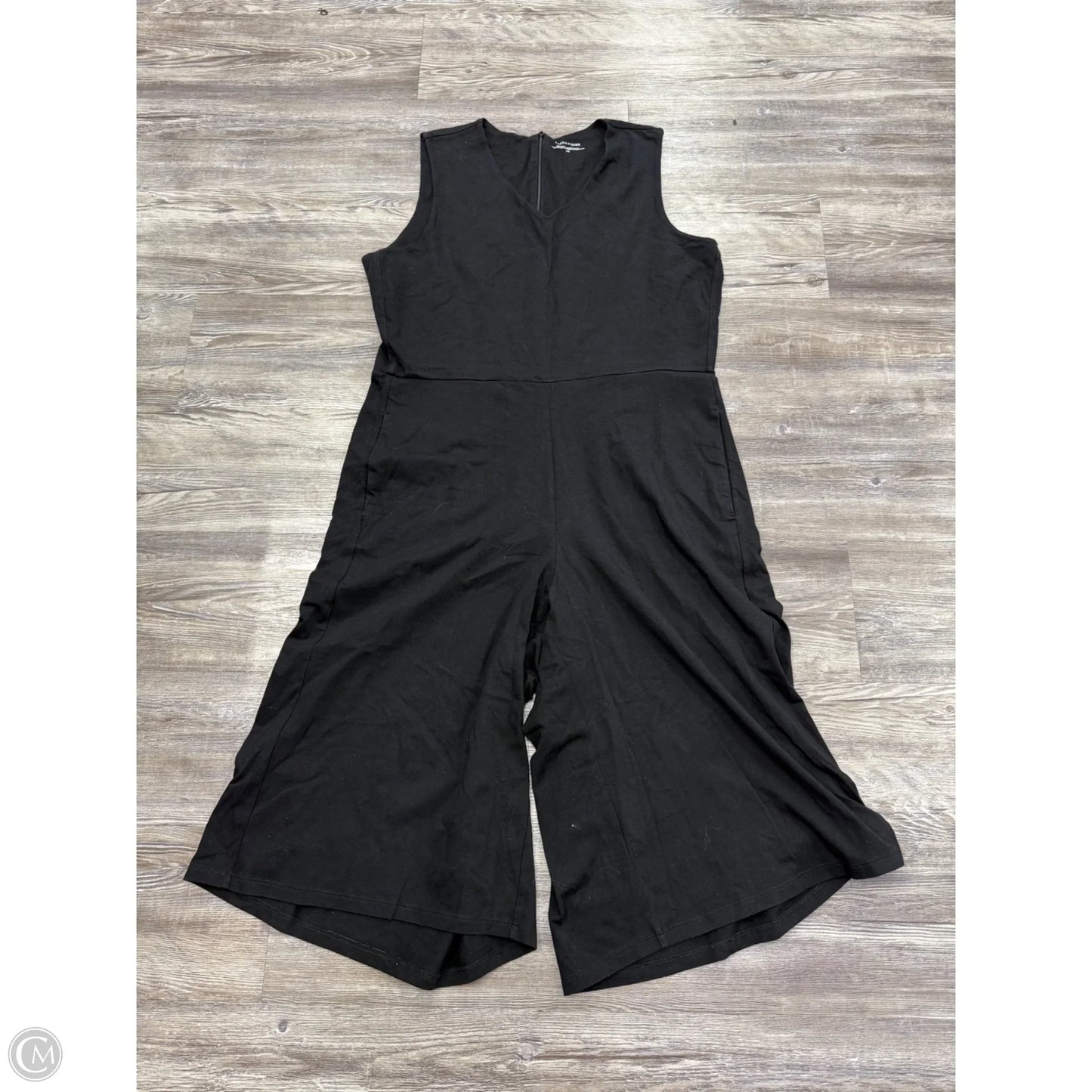 Jumpsuit By Eileen Fisher In Black, Size: L