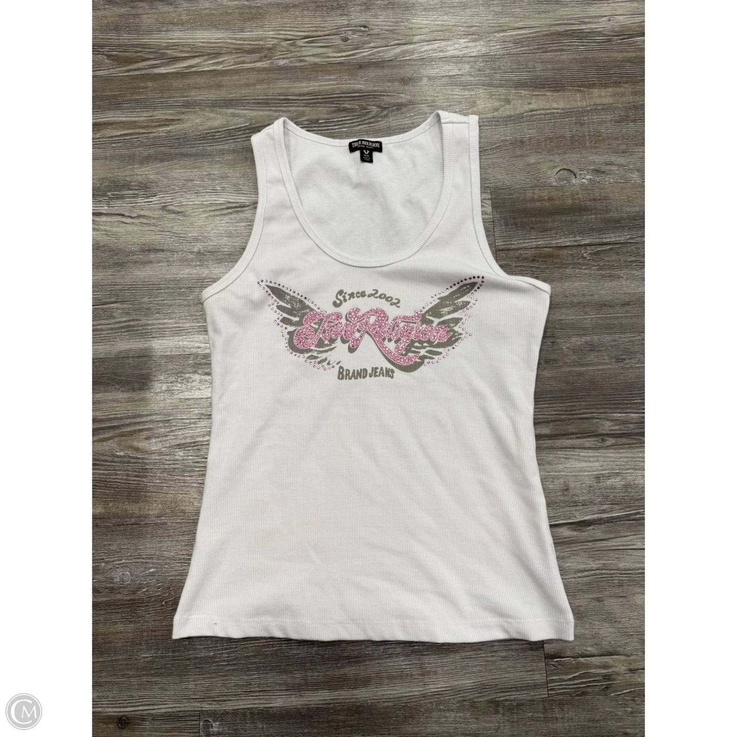 Tank Top By True Religion In White, Size: M