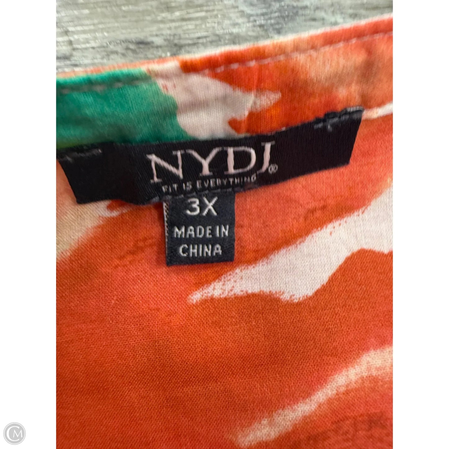 Top Short Sleeve By Not Your Daughters Jeans In Red, Size: 3x