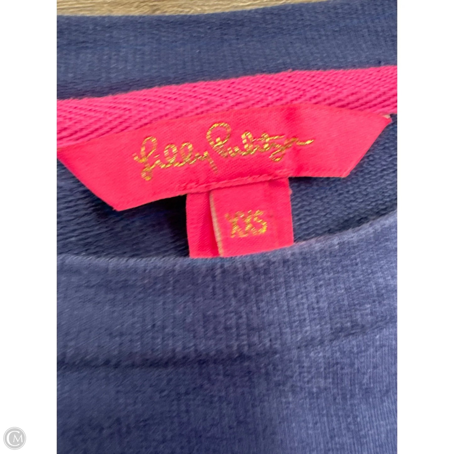 Top Long Sleeve Designer By Lilly Pulitzer In Blue & Pink, Size: Xxs