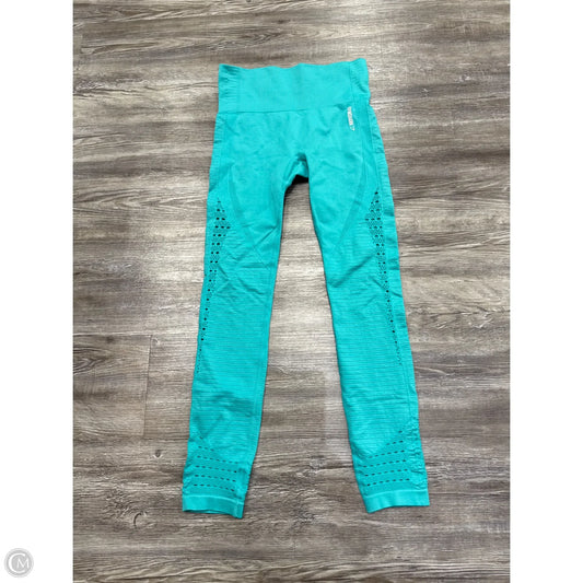Athletic Leggings By Gym Shark In Teal, Size: S
