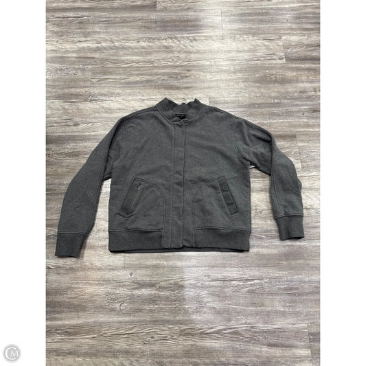 Athletic Jacket By Athleta In Grey, Size: L