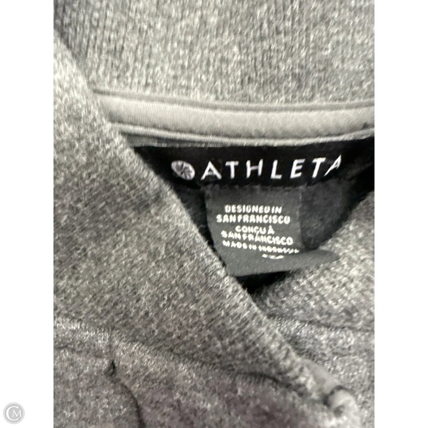 Athletic Jacket By Athleta In Grey, Size: L