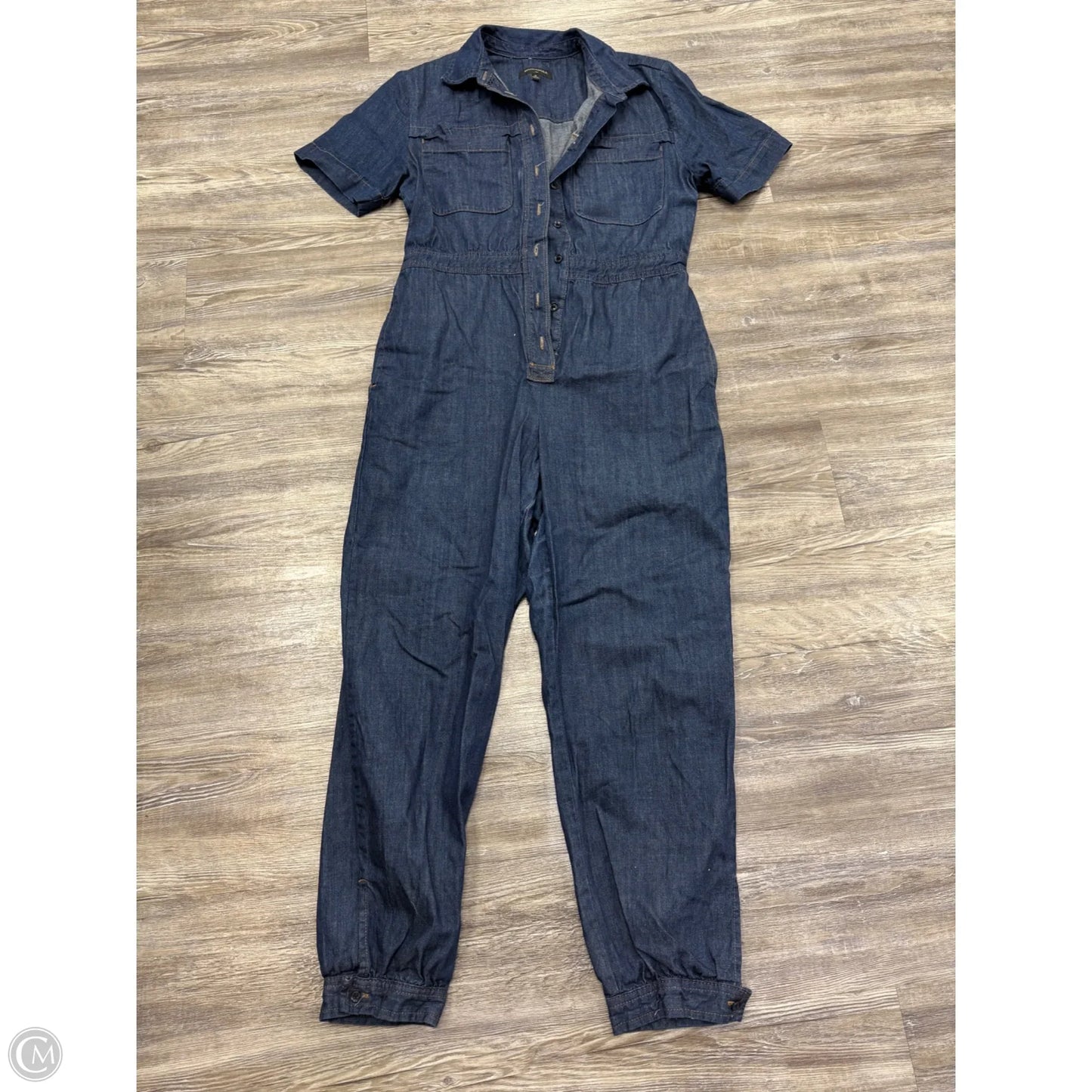 Jumpsuit By Banana Republic In Blue Denim, Size: M