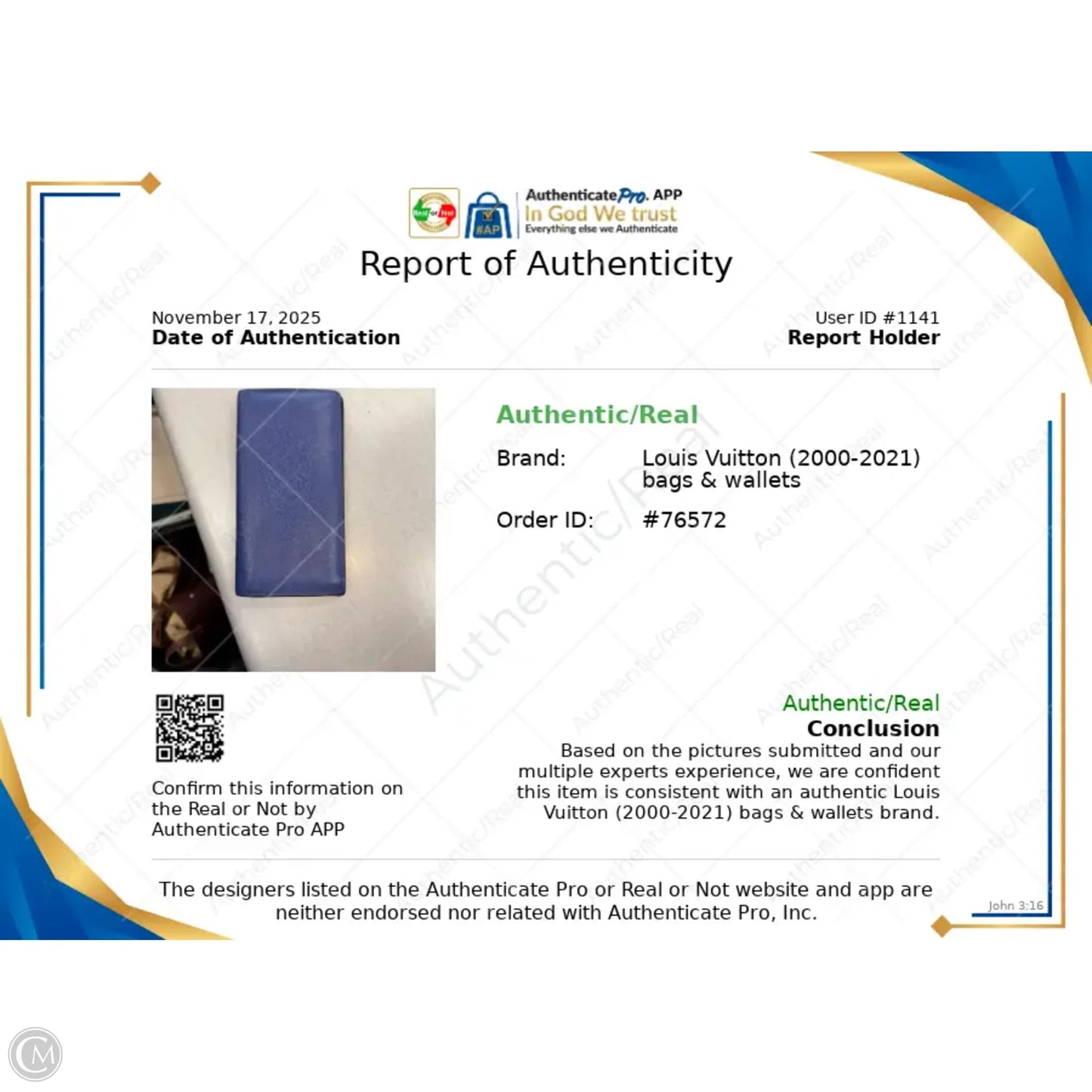 Wallet Luxury Designer By Louis Vuitton, Size: Large