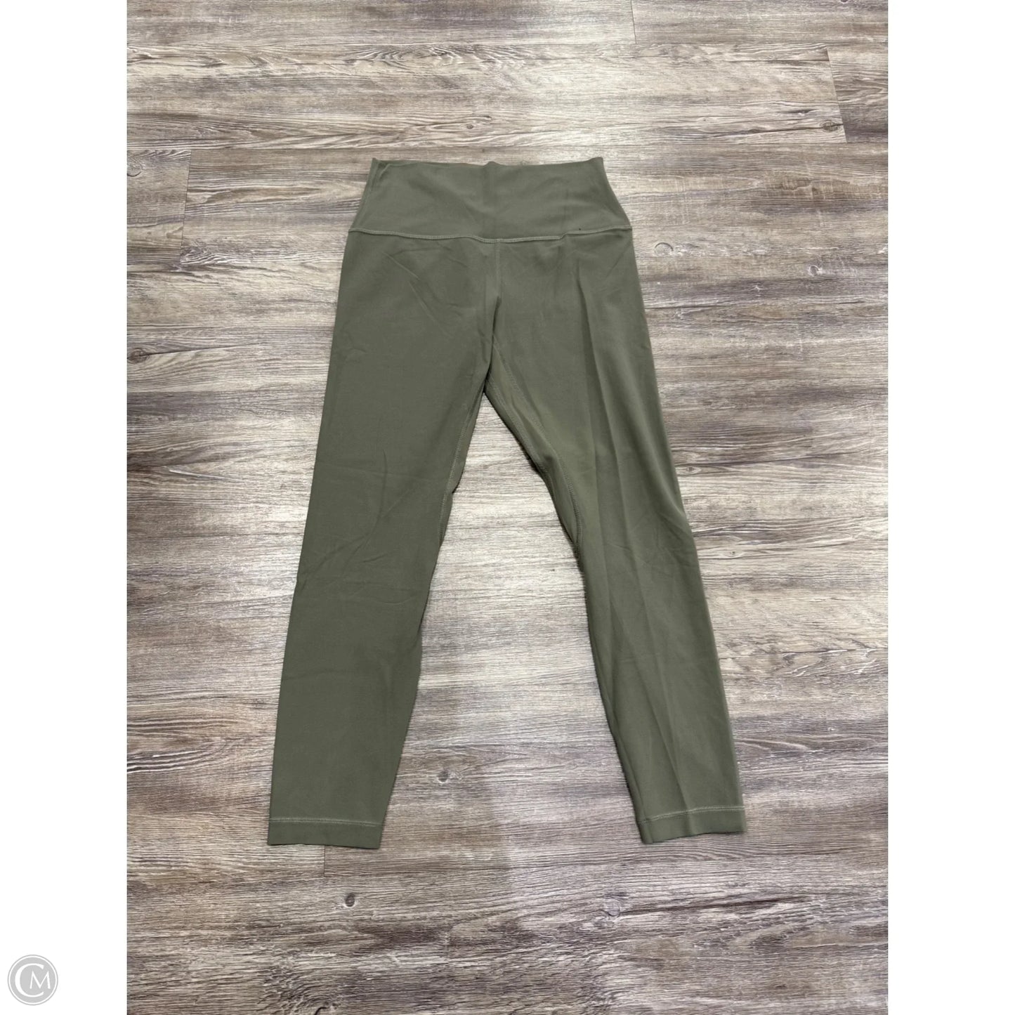 Athletic Leggings By Lululemon In Green, Size: 8