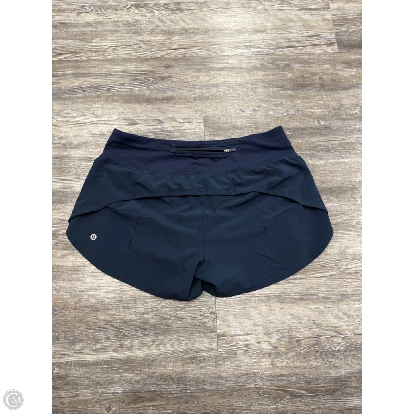 Athletic Shorts By Lululemon In Blue, Size: 10l