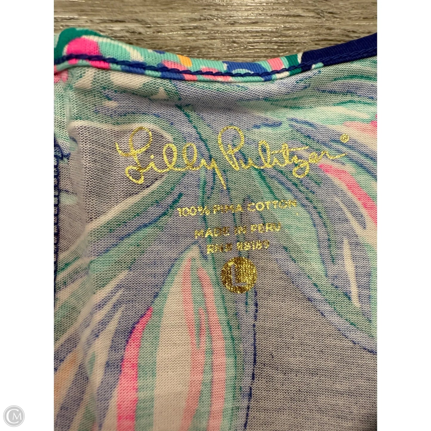 Dress Designer By Lilly Pulitzer In Blue, Size: L