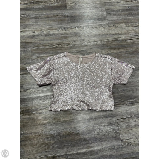 Top Short Sleeve By Anthropologie In Purple, Size: Xxs