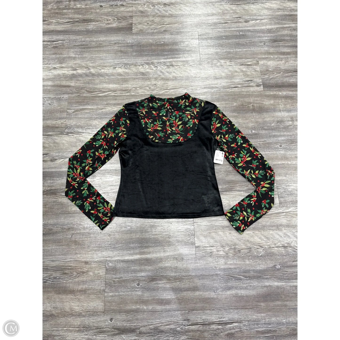 Top Long Sleeve By Free People In Black, Size: L