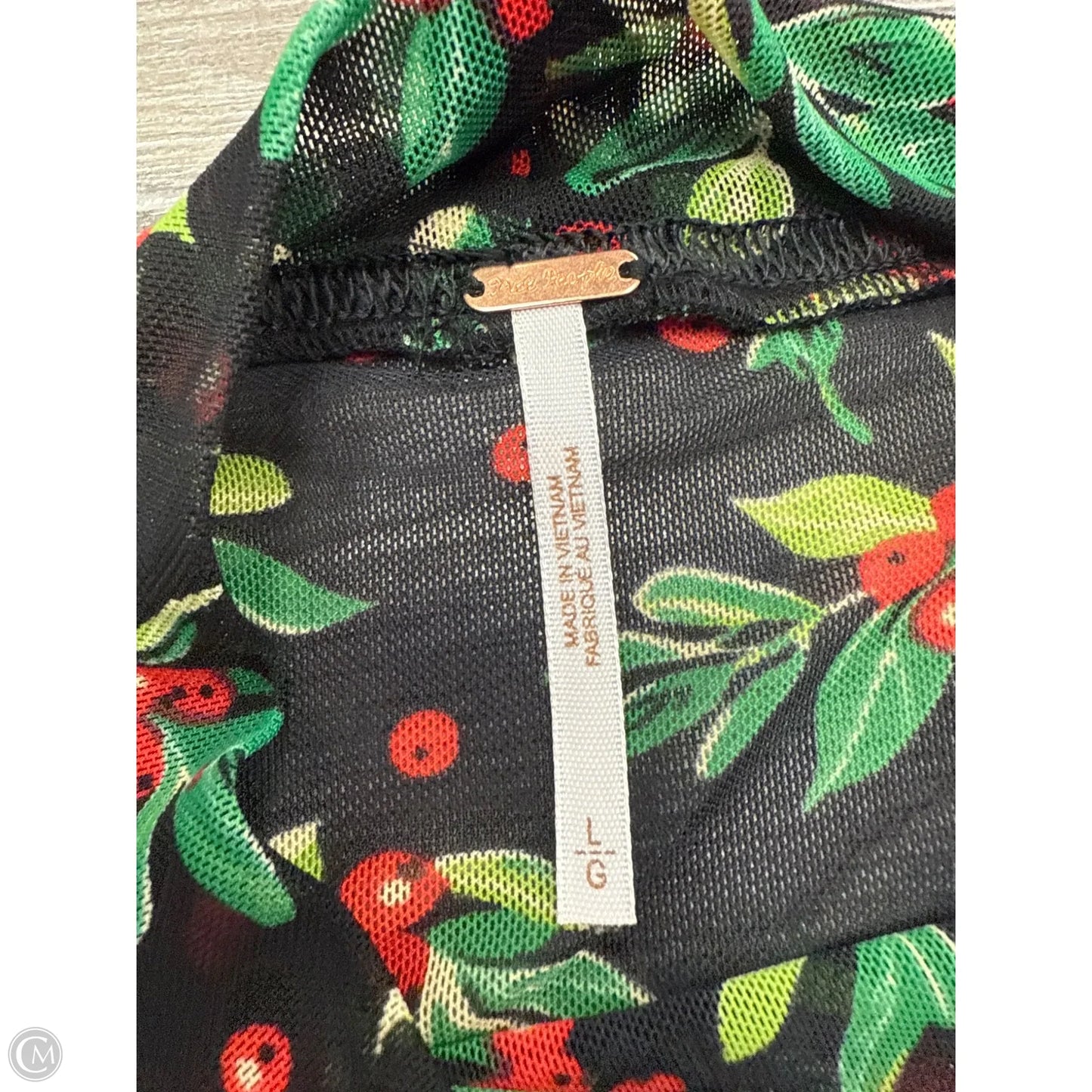 Top Long Sleeve By Free People In Black, Size: L