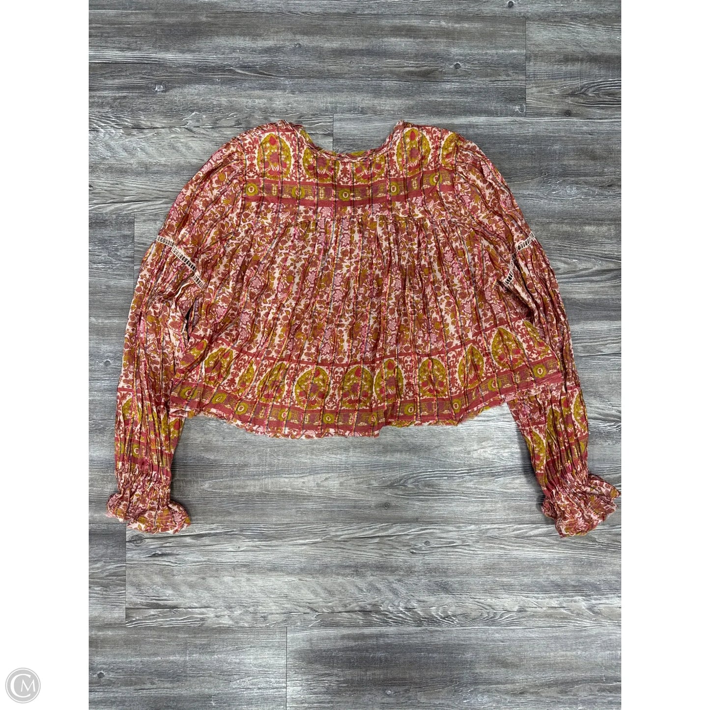 Top Long Sleeve By Free People In Red, Size: L