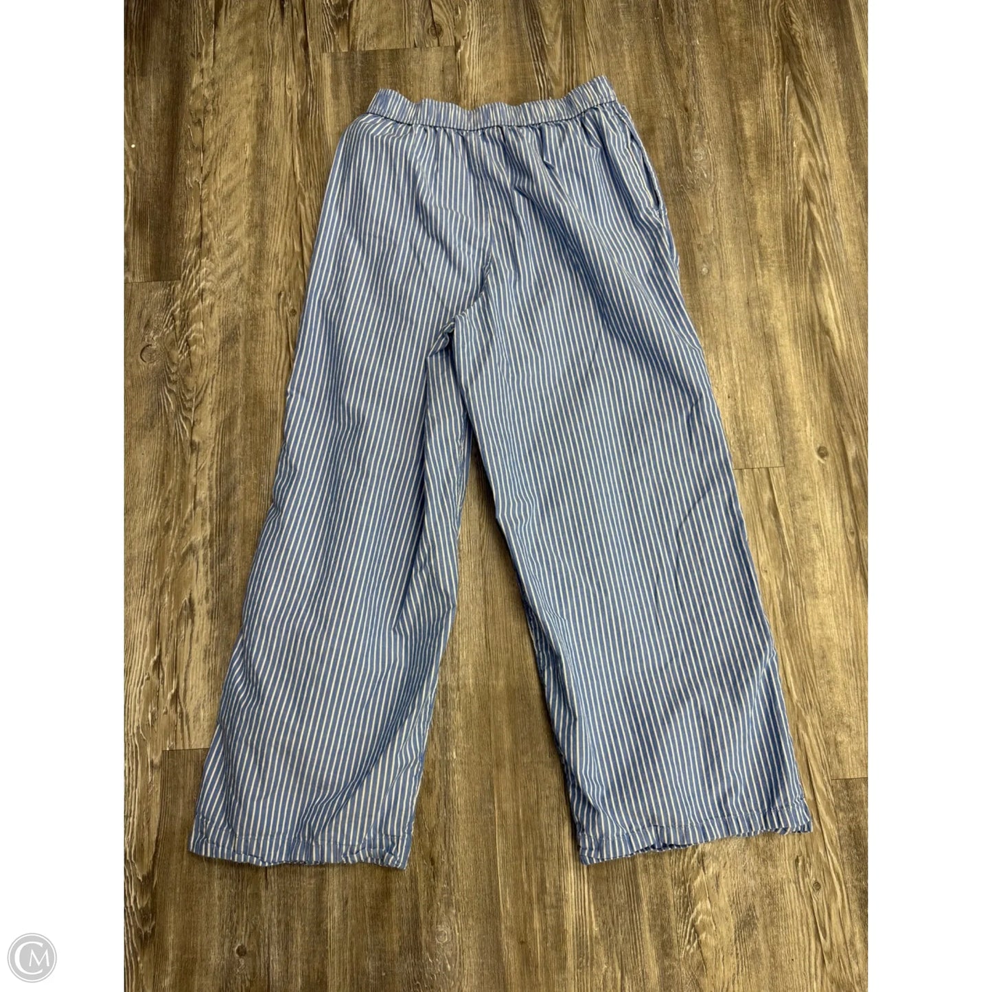 Pajama Pants By Anthropologie In Blue & White, Size: S