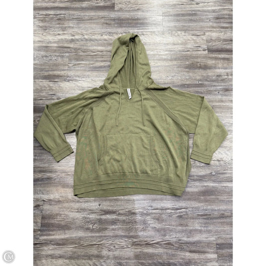 Athletic Sweatshirt Hoodie By Athleta In Green, Size: 3x