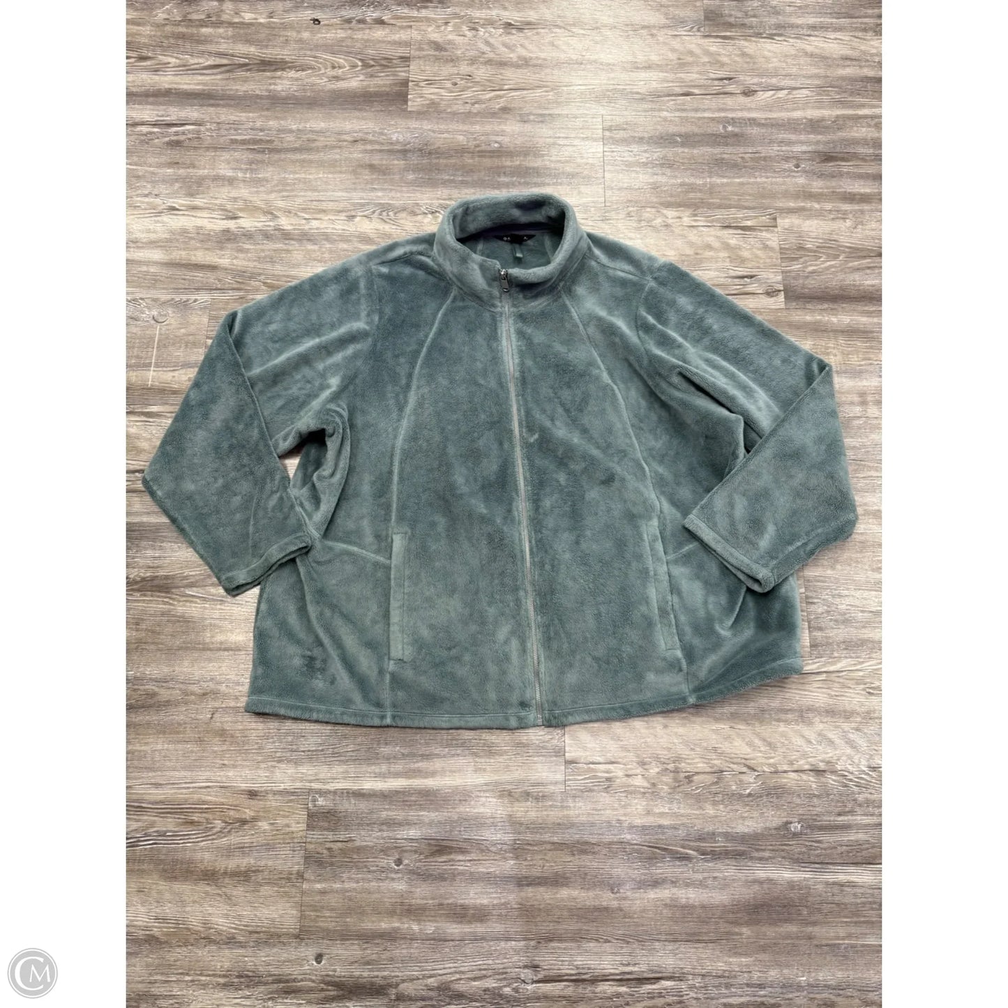 Jacket Fleece By Athleta In Blue, Size: 3x