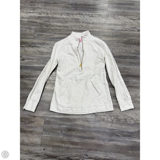 Top Long Sleeve Designer By Lilly Pulitzer In White, Size: Xxs