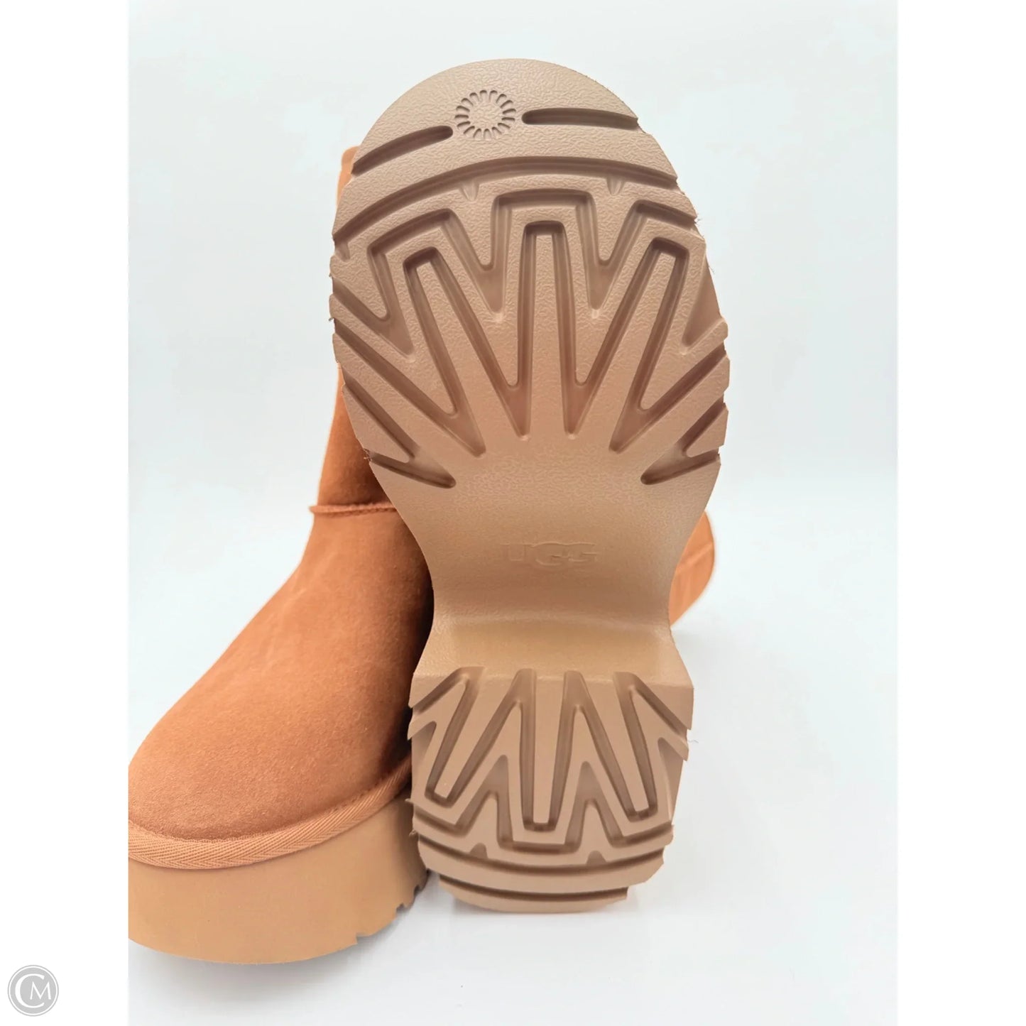 Boots Designer By Ugg In Tan, Size: 9