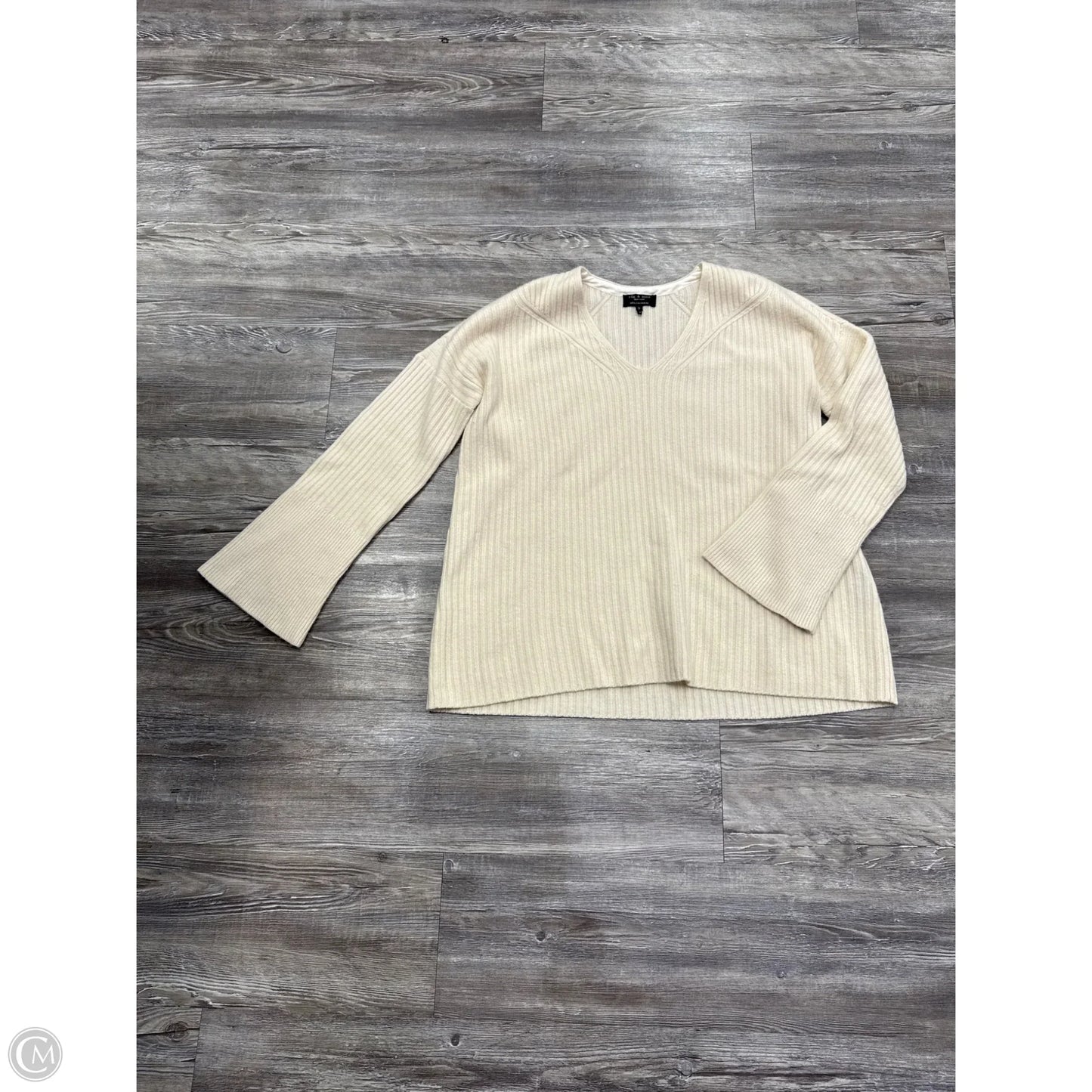 Sweater Cashmere By Rag And Bone In White, Size: S