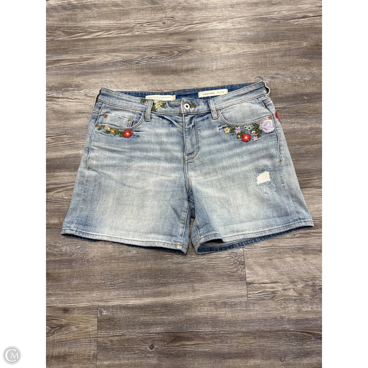 Shorts By Pilcro In Blue Denim, Size: 8