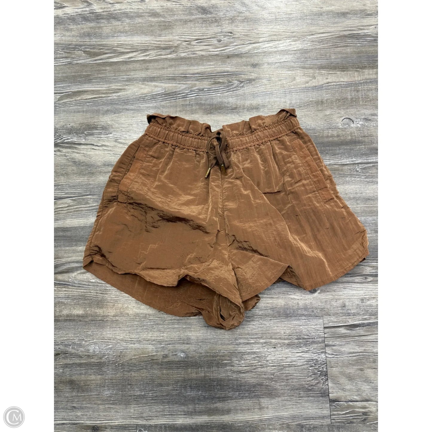 Athletic Shorts By Varley In Brown, Size: Xs