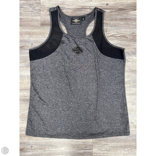 Tank Top By Harley Davidson In Grey, Size: L