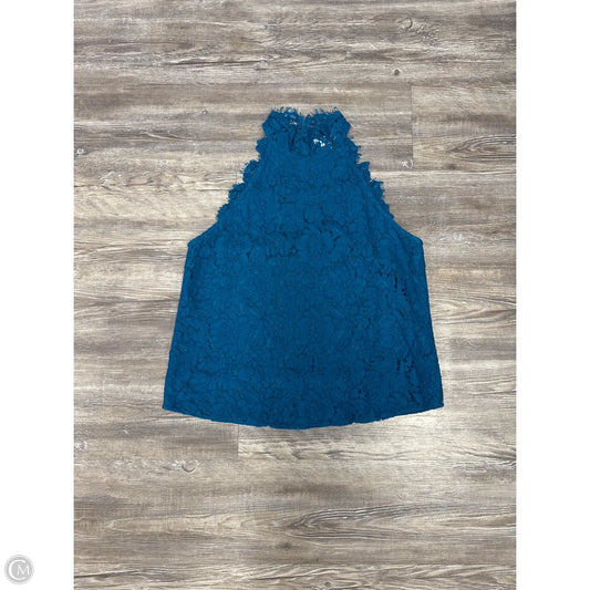 Top Sleeveless Designer By Diane Von Furstenberg In Blue, Size: S