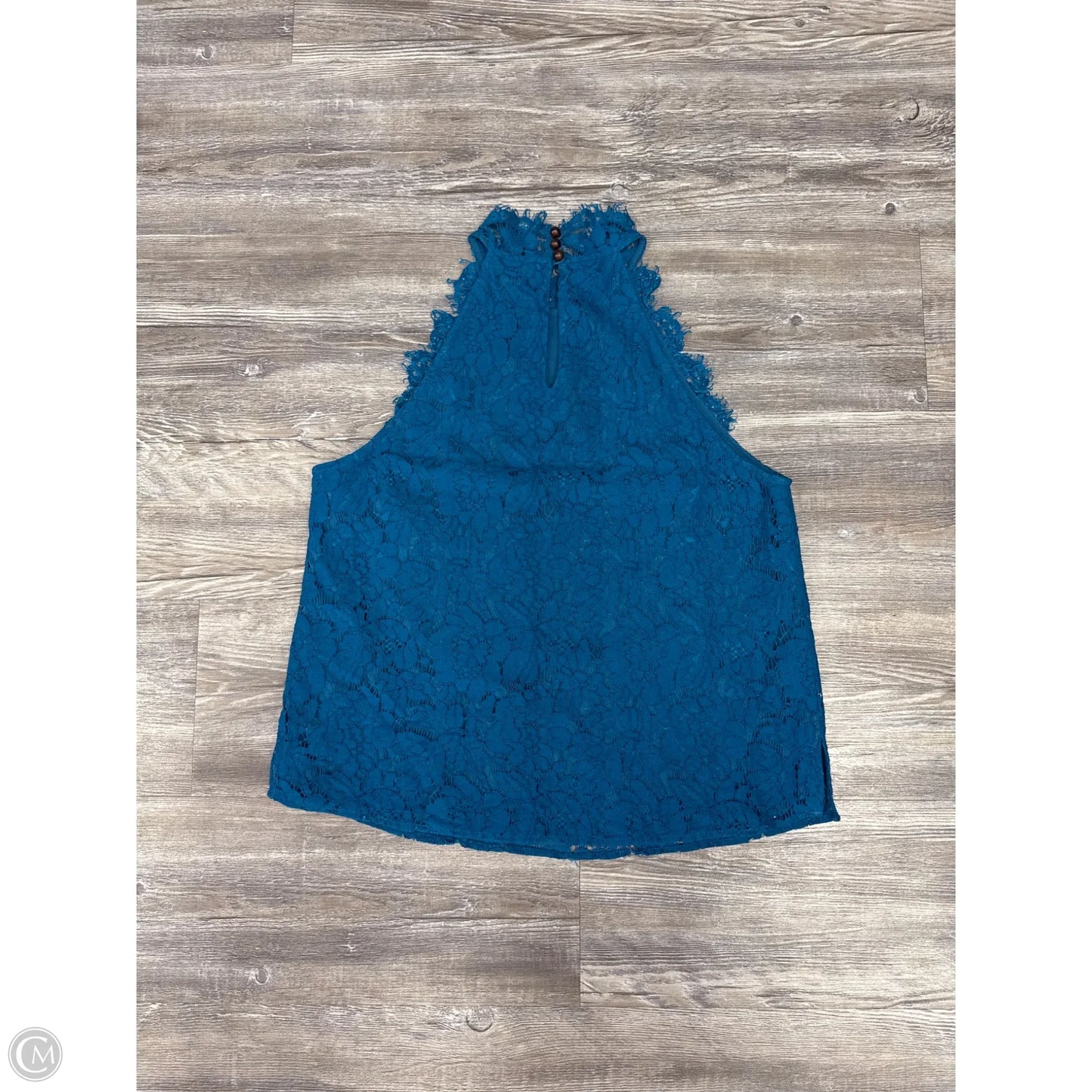 Top Sleeveless Designer By Diane Von Furstenberg In Blue, Size: S