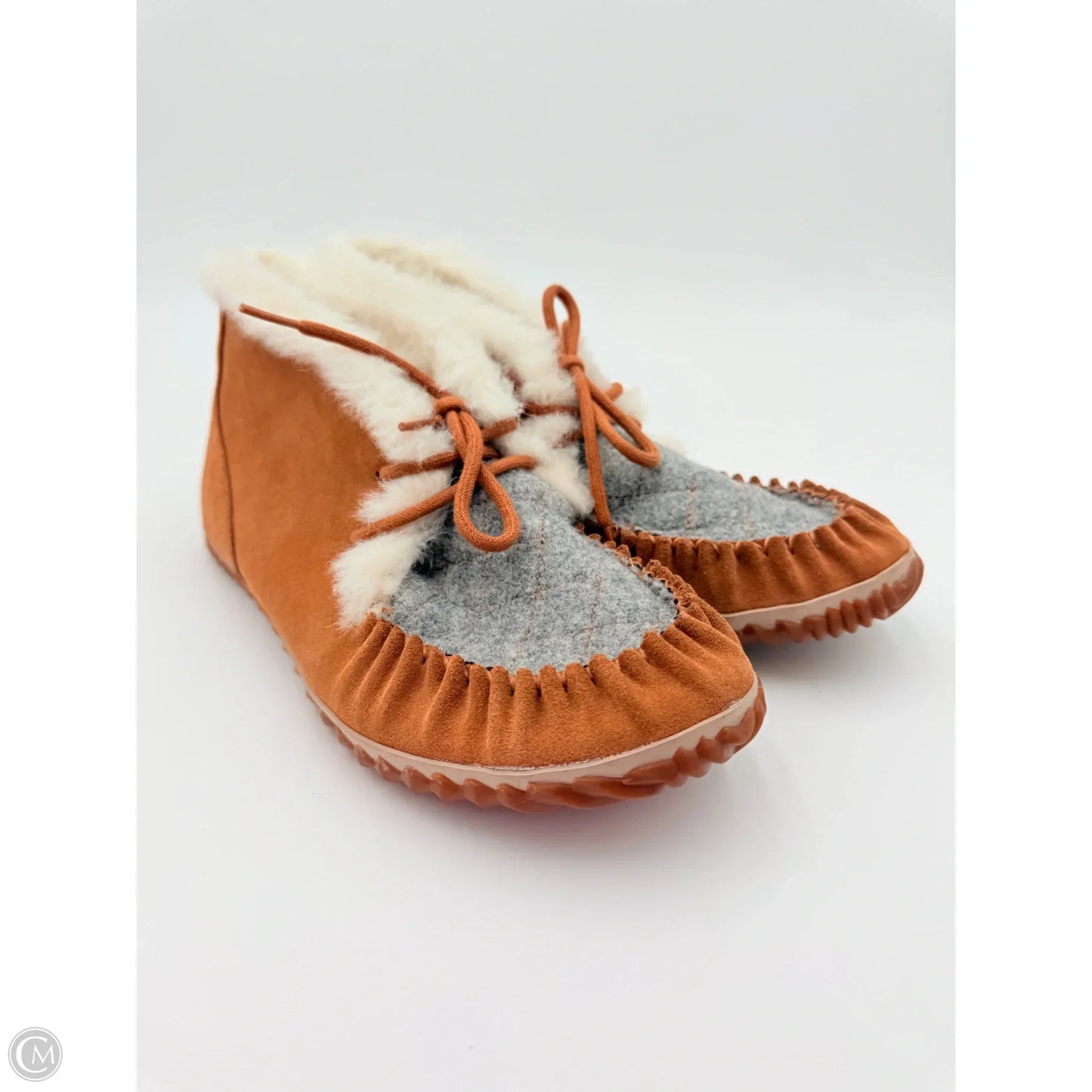 Boots Ankle Flats By Sorel In Brown, Size: 10