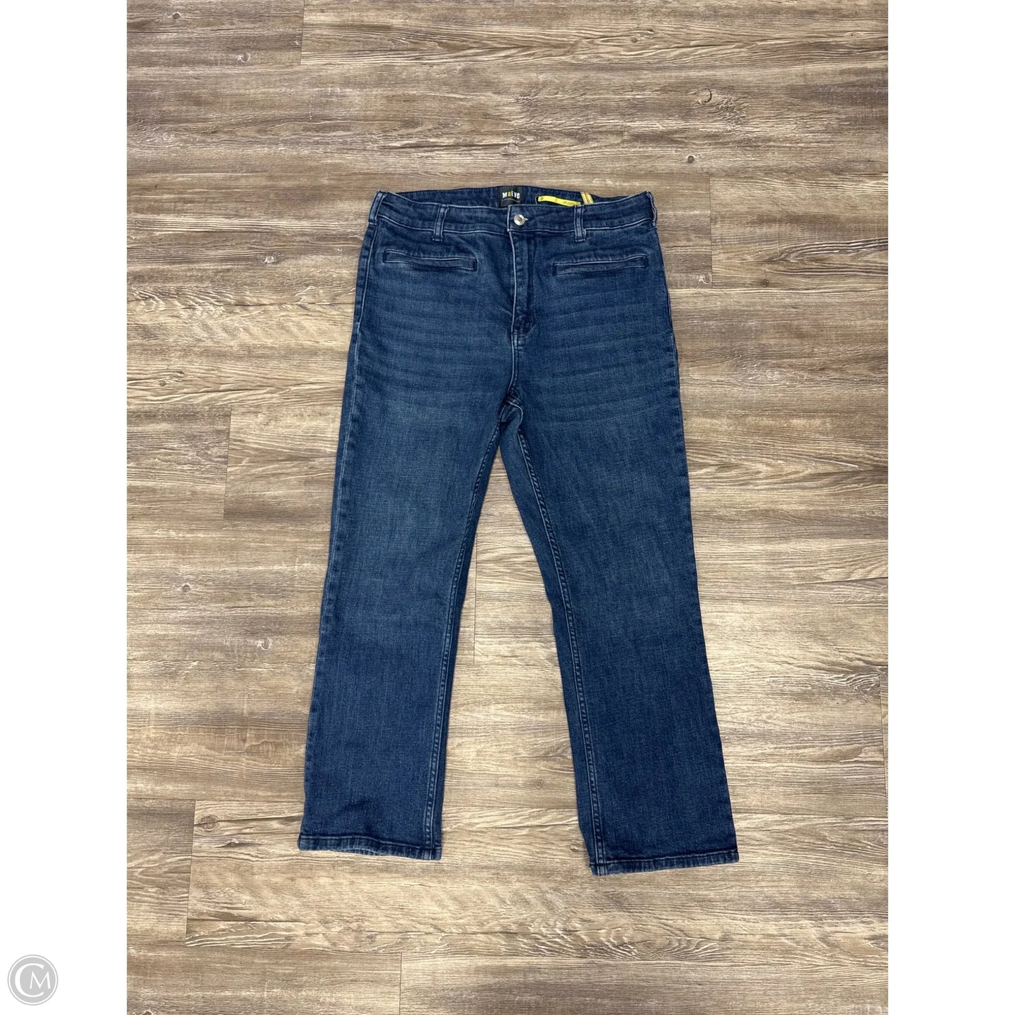 Jeans Cropped By Maeve In Blue Denim, Size: 12
