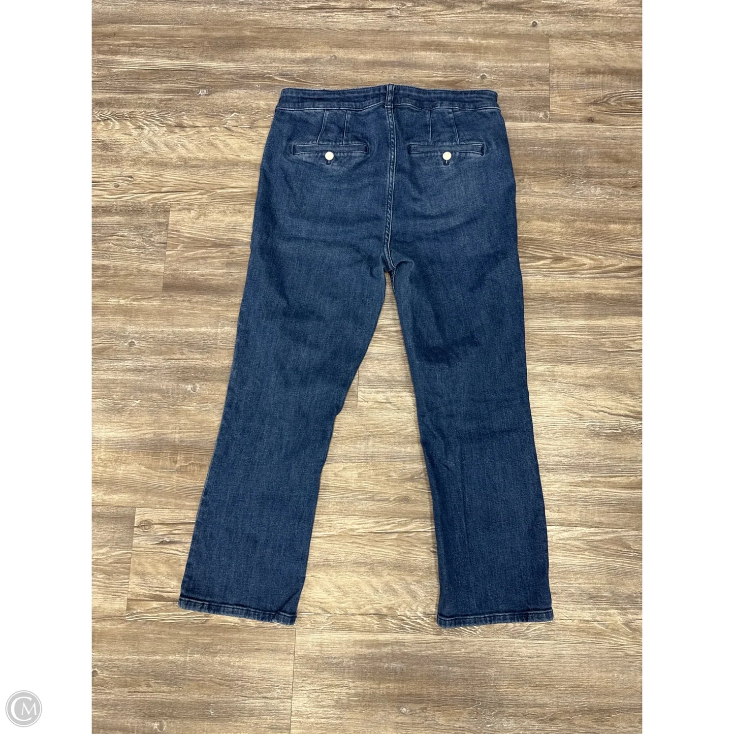 Jeans Cropped By Maeve In Blue Denim, Size: 12