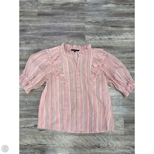 Top Short Sleeve By Caballero In Pink