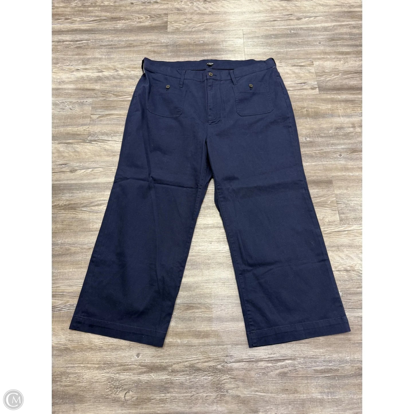 Pants Wide Leg By J. Crew In Blue, Size: 4x
