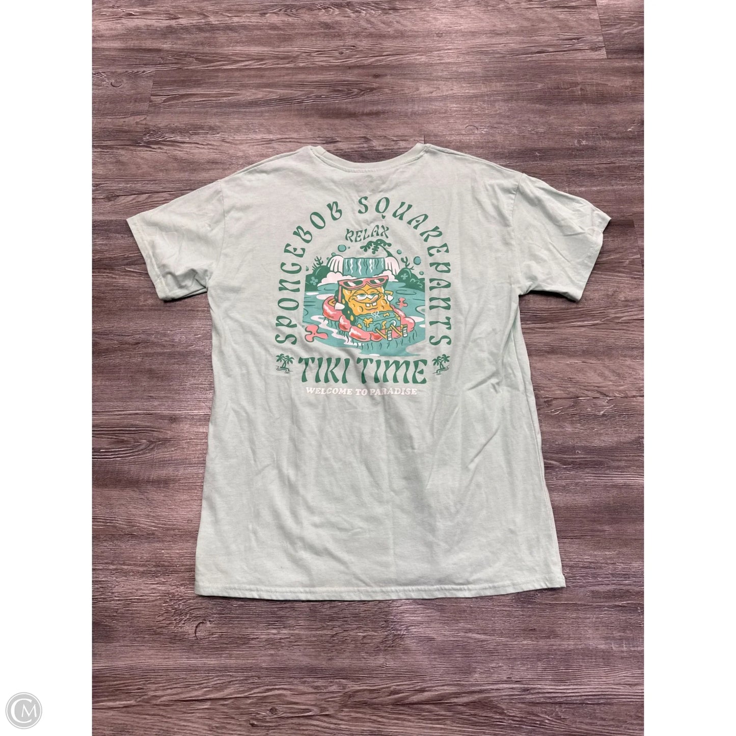 Top Short Sleeve Basic By Clothes Mentor In Green, Size: Xl