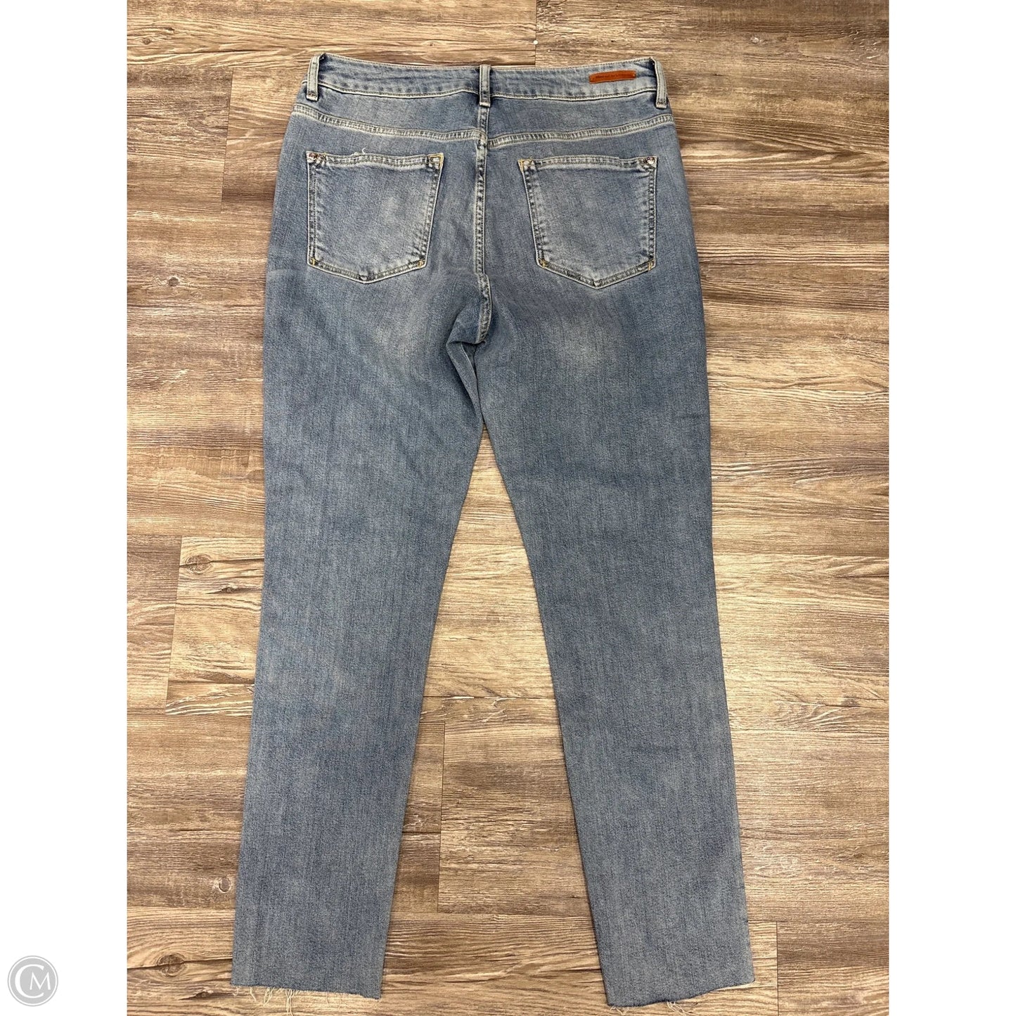 Jeans Straight By Pilcro In Blue Denim, Size: 10