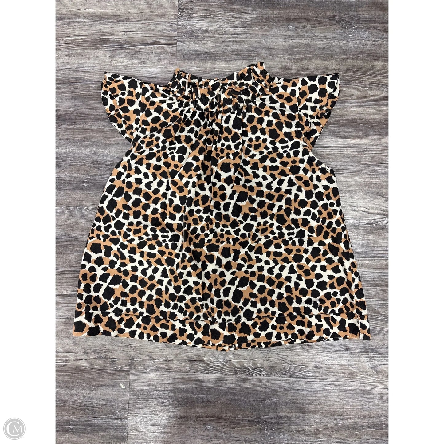 Top Short Sleeve By Sea New York In Animal Print, Size: L