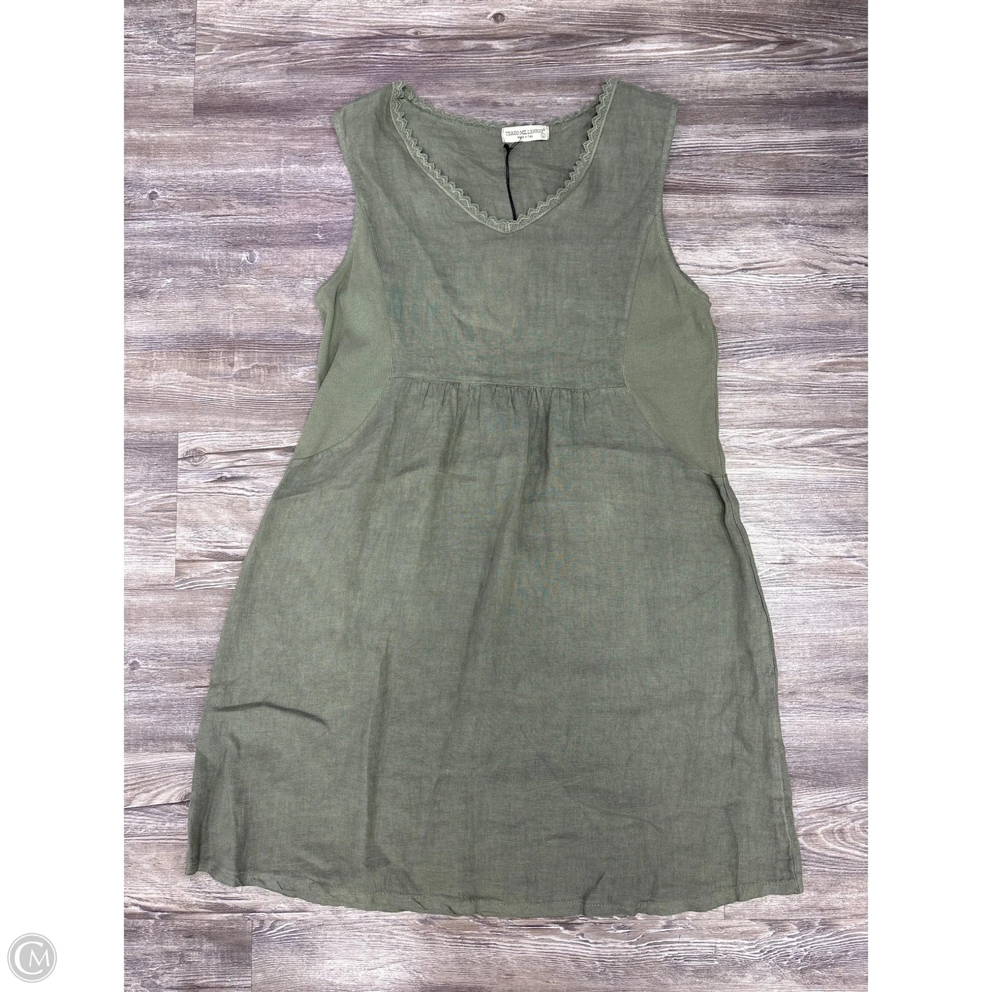 Dress Casual Short By Terzo Millennio In Green, Size: L