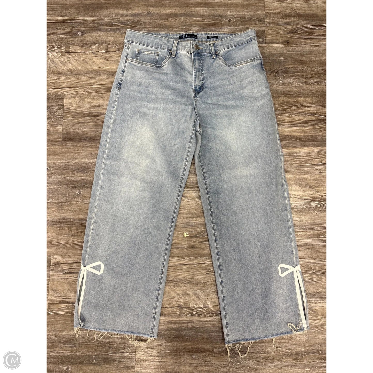 Jeans Wide Leg By French Dressing In Blue Denim, Size: 14