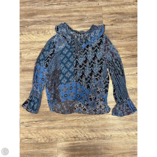 Top Long Sleeve By Kobi Halperin In Floral Print, Size: Xl